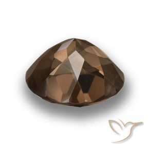 Quarzo fumé Marrone scuro naturale da 3.96 ct, Rotondo, VS