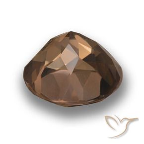 Quarzo fumè Hickory Brown naturale da 4.87 ct, Rotondo, VVS