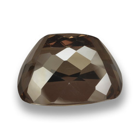 Quarzo fumé Marrone naturale da 34.71 ct, Taglio a cuscino, VVS