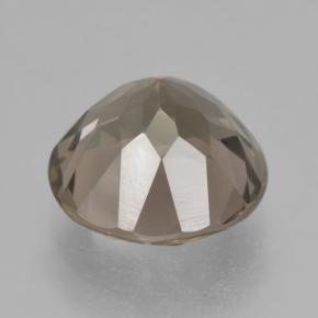 Quarzo fumé naturale marrone da 4,65 ct, taglio rotondo, VVS-VS