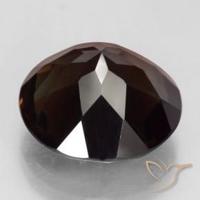 Quarzo fumé Marrone cioccolato naturale da 11.83 ct, Rotondo, VVS