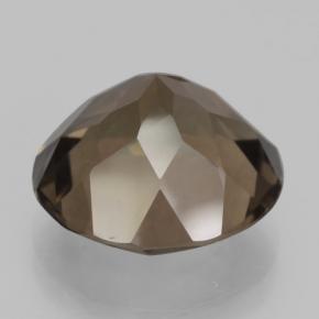 Quarzo fumé naturale marrone da 10,47 ct, taglio rotondo, VS