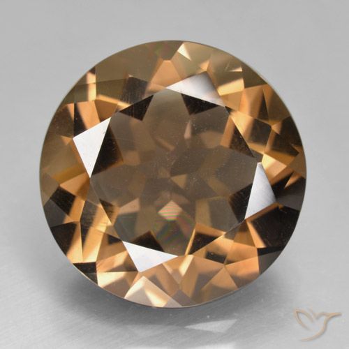 8.71ct Naturale Marrone medio Quarzo fumé, Rotondo, VVS-VS