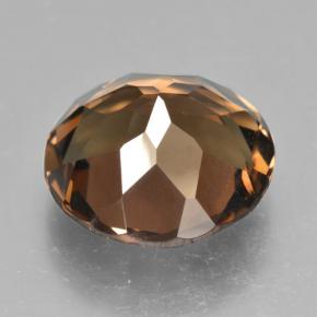 Quarzo fumé naturale marrone da 9,03 ct, taglio rotondo, VVS-VS