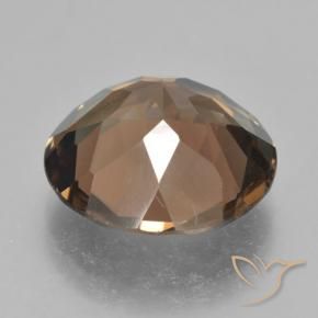 Quarzo fumè Marrone caldo naturale da 8.88 ct, Rotondo, VS
