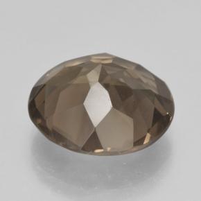 Quarzo fumé naturale marrone da 8,68 ct, taglio rotondo, VVS-VS
