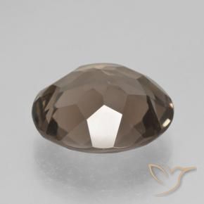 Quarzo fumé Marrone caldo naturale da 9.06 ct, Rotondo, VS