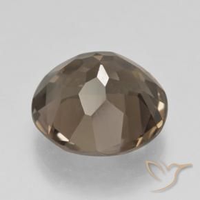 Quarzo fumé Marrone medio naturale da 9.80 ct, Rotondo, VS