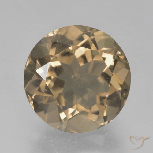 5.05ct Naturale legno marrone Wood Quarzo fumé, Rotondo, VS