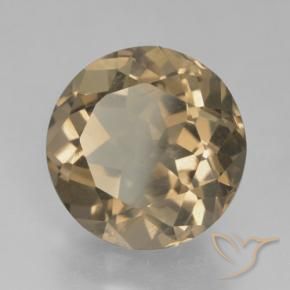 Quarzo fumé legno marrone Wood naturale da 5.05 ct, Rotondo, VS