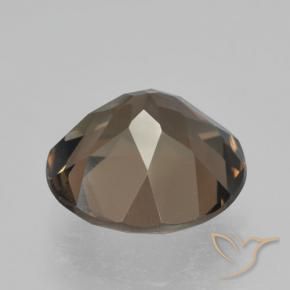 Quarzo fumé Pan di zenzero marrone naturale da 4.08 ct, Rotondo, VVS-VS