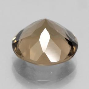 Quarzo fumé naturale marrone da 4,11 ct, taglio rotondo, VS