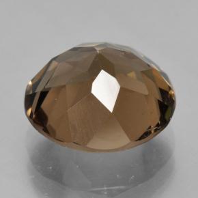 Quarzo fumé naturale marrone da 5,55 ct, taglio rotondo, VVS-VS