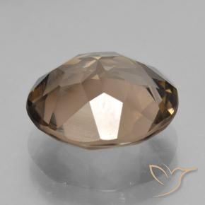 Quarzo fumé Marrone medio naturale da 5.67 ct, Rotondo, VS