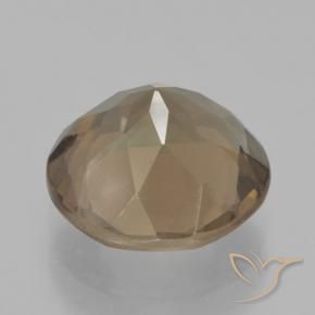 Quarzo fumè Moka chiaro naturale da 4.52 ct, Rotondo, VS
