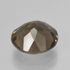 Quarzo fumé naturale marrone da 3,75 ct, taglio rotondo, VS