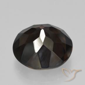 Quarzo fumé Marrone cioccolato naturale da 11.84 ct, Rotondo, VVS