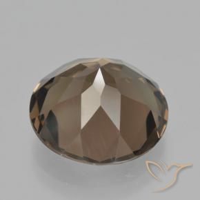 Quarzo fumé Marrone cioccolato naturale da 9.61 ct, Rotondo, VS