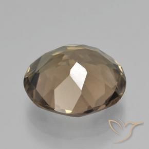 Quarzo fumé Moka chiaro naturale da 6.05 ct, Rotondo, VS