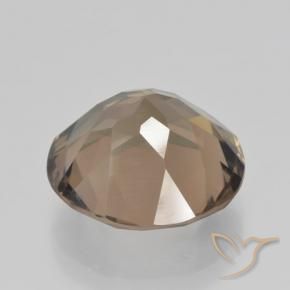 Quarzo fumé Marrone medio-chiaro naturale da 10.48 ct, Rotondo, VS