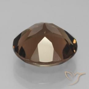 Quarzo fumé Hickory Brown naturale da 6.60 ct, Rotondo, VS