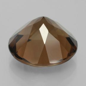 Quarzo fumé naturale marrone da 8,47 ct, taglio rotondo, VS