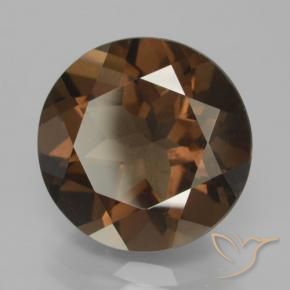 Quarzo fumé Marrone medio naturale da 8.20 ct, Rotondo, VS