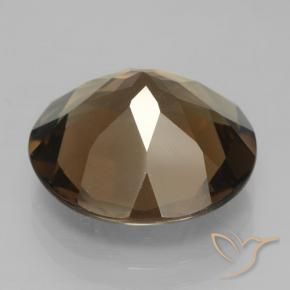 Quarzo fumé Marrone naturale da 8.34 ct, Rotondo, VS