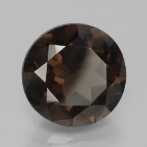 Quarzo fumé naturale marrone da 5,87 ct, taglio rotondo, VVS-VS