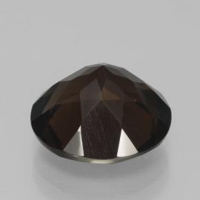 Quarzo fumé naturale marrone da 5,87 ct, taglio rotondo, VVS-VS