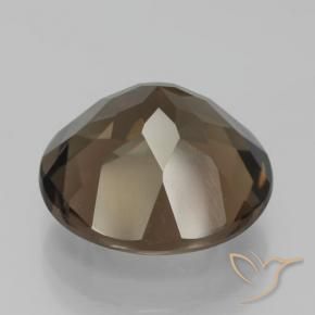 Quarzo fumé Marrone cioccolato naturale da 9.07 ct, Rotondo, VVS-VS