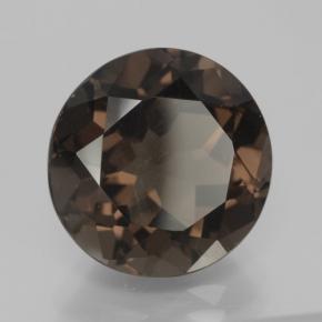 Quarzo fumé naturale marrone da 7,28 ct, taglio rotondo, VVS-VS