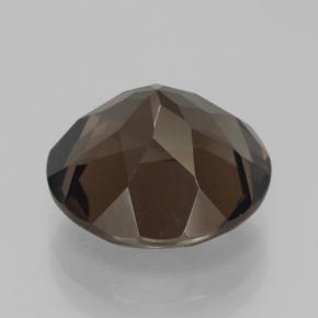 Quarzo fumé naturale marrone da 7,28 ct, taglio rotondo, VVS-VS