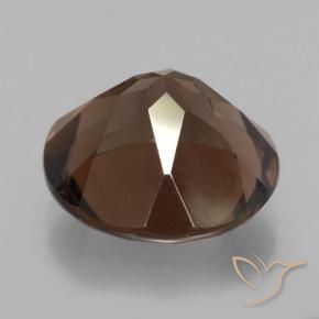 Quarzo fumé Hickory Brown naturale da 7.05 ct, Rotondo, VVS-VS