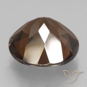 Quarzo fumè Hickory Brown naturale da 8.95 ct, Rotondo, VS