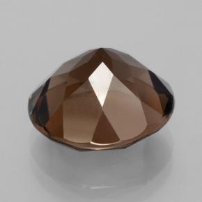 Quarzo fumé naturale marrone da 6,96 ct, taglio rotondo, VVS-VS