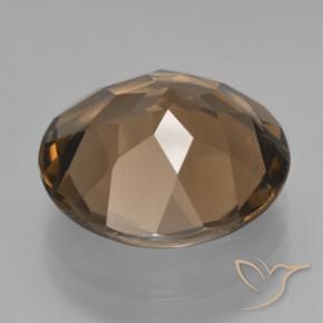 Quarzo fumé Marrone caldo naturale da 7.62 ct, Rotondo, VS