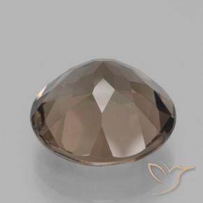 Quarzo fumé Marrone medio naturale da 8.47 ct, Rotondo, VVS-VS