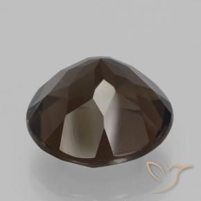 Quarzo fumè Marrone medio naturale da 7.58 ct, Rotondo, VVS-VS