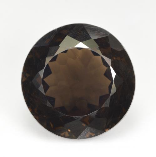 Quarzo fumé Marrone medio naturale da 23.12 ct, Taglio rotondo, VVS-VS