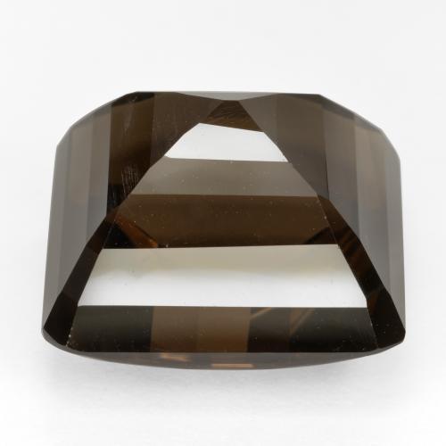 Quarzo fumé Marrone scuro naturale da 31.23 ct, Taglio smeraldo, VVS-VS