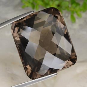 Quarzo fumé Marrone naturale da 34.89 ct, Taglio smeraldo, VVS-VS