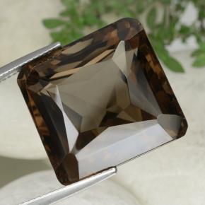 Quarzo fumé Marrone naturale da 40.76 ct, Taglio smeraldo, VVS-VS