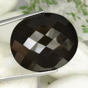 Quarzo fumé naturale marrone da 59,94 ct, taglio ovale, VVS-VS