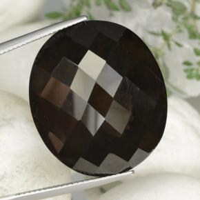 Quarzo fumé naturale marrone da 59,94 ct, taglio ovale, VVS-VS