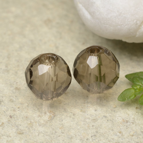 Gemme di Quarzo fumé ombra marrone naturale da 2.82 ct, Sfera, Trasparente