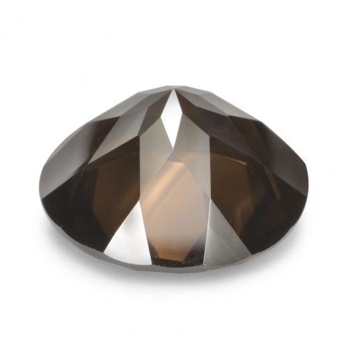 Quarzo fumé Marrone naturale da 16.09 ct, Taglio rotondo, VVS