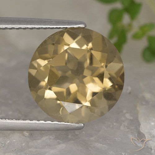 5.35ct Naturale Marrone medio-chiaro Quarzo fumé, Rotondo, VVS-VS