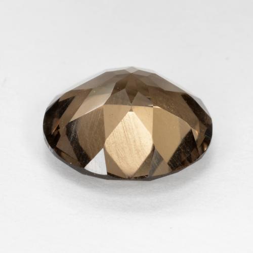 Quarzo fumé naturale marrone da 4,63 ct, taglio rotondo, VS