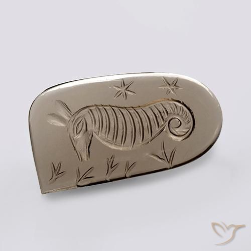 Quarzo fumé Marrone neutro naturale da 20.09 ct, Taglio a fantasia, Trasparente